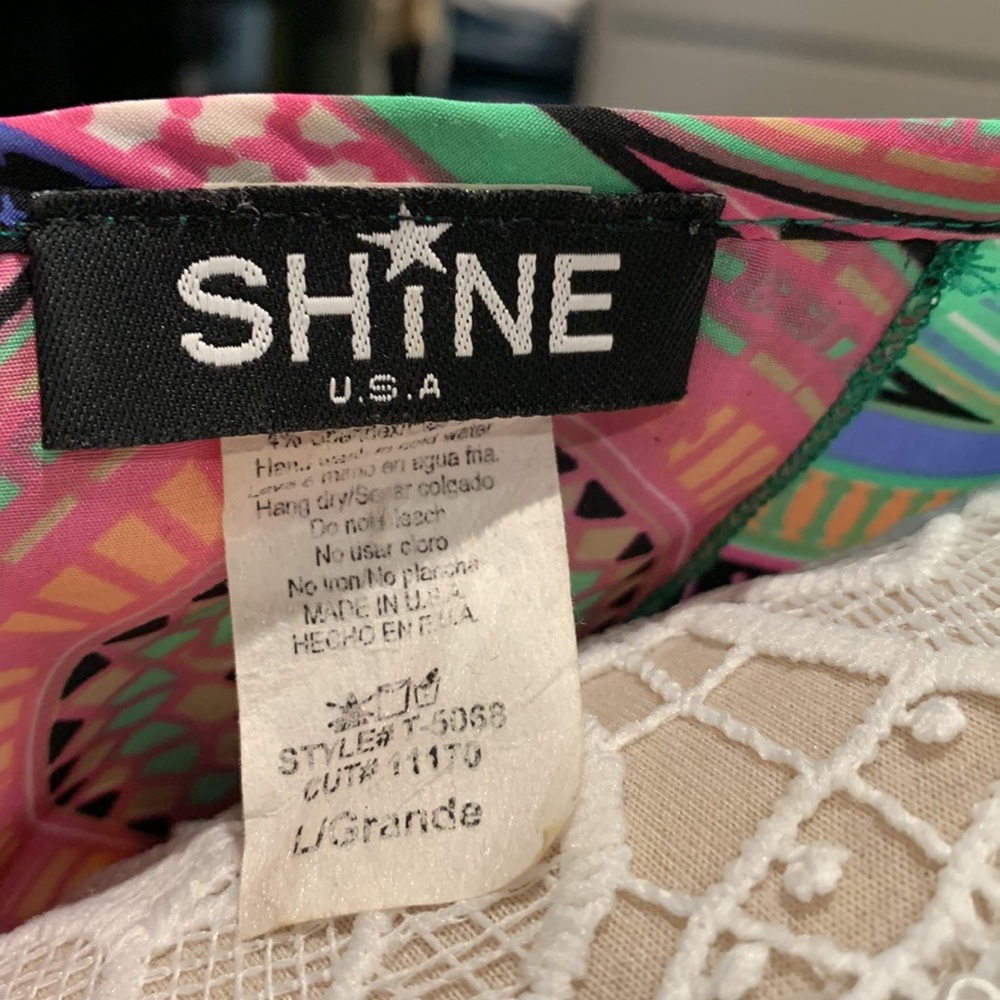 Colorful open back blouse - Picture 5 of 5